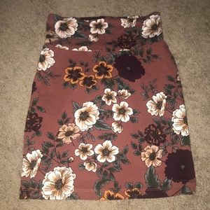 Floral Pencil Skirt